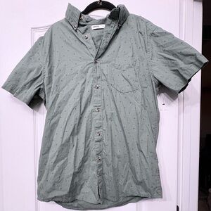 Sonoma Men's Olive Button-Down Shirt